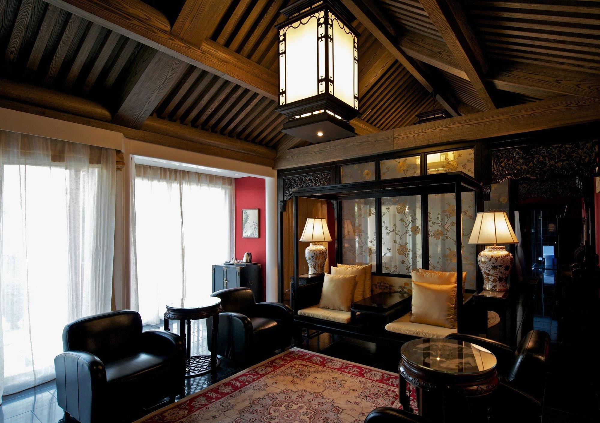 Lv Garden Huanghuali Art Galery Beijing Hotel Yinjiafu Buitenkant foto